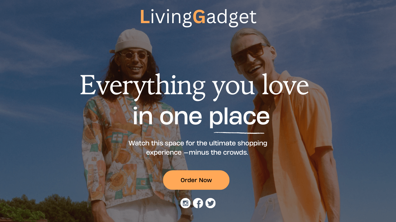 Living Gadget promotional banner 1