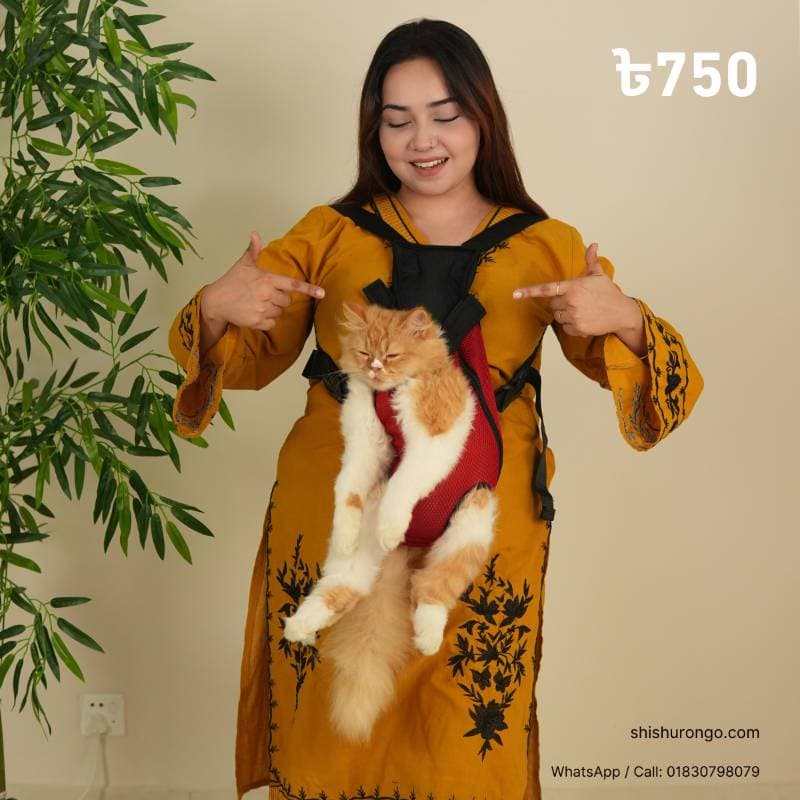 Premium Pet Carrier Backpack  Pink thumbnail 3