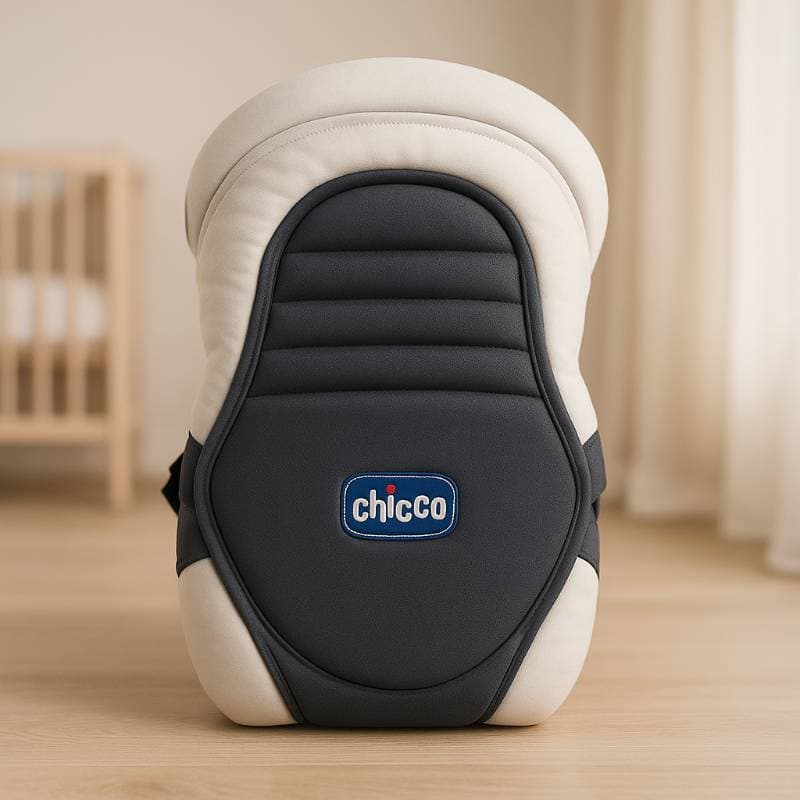 🛍️ Chicco Baby Carrier Ash – কোলে নেওয়ার মতোই আরামদায়ক, আরও নিরাপদ!
