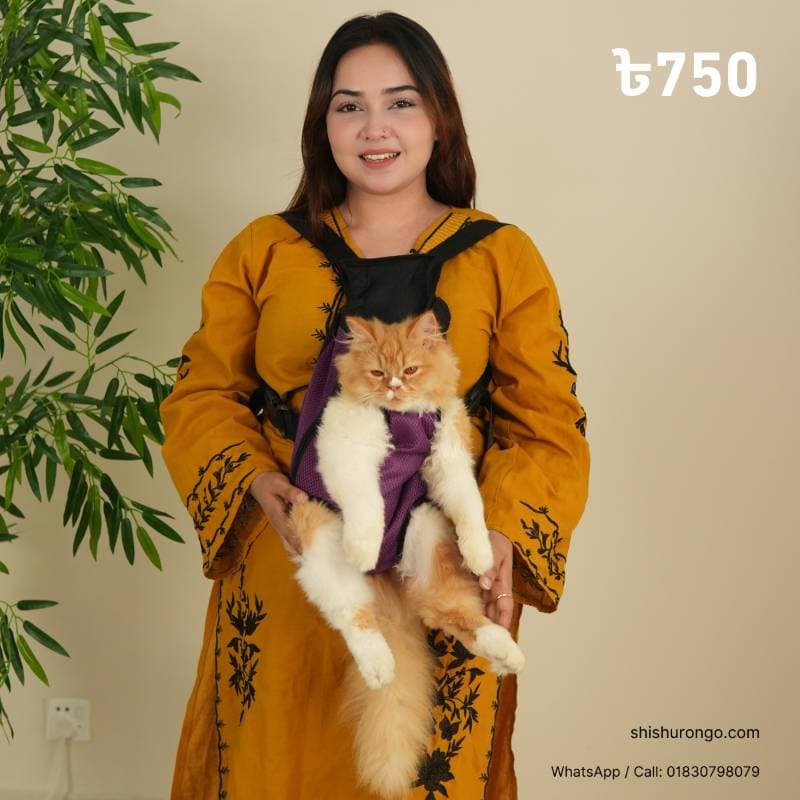 Premium Pet Carrier Backpack Purple