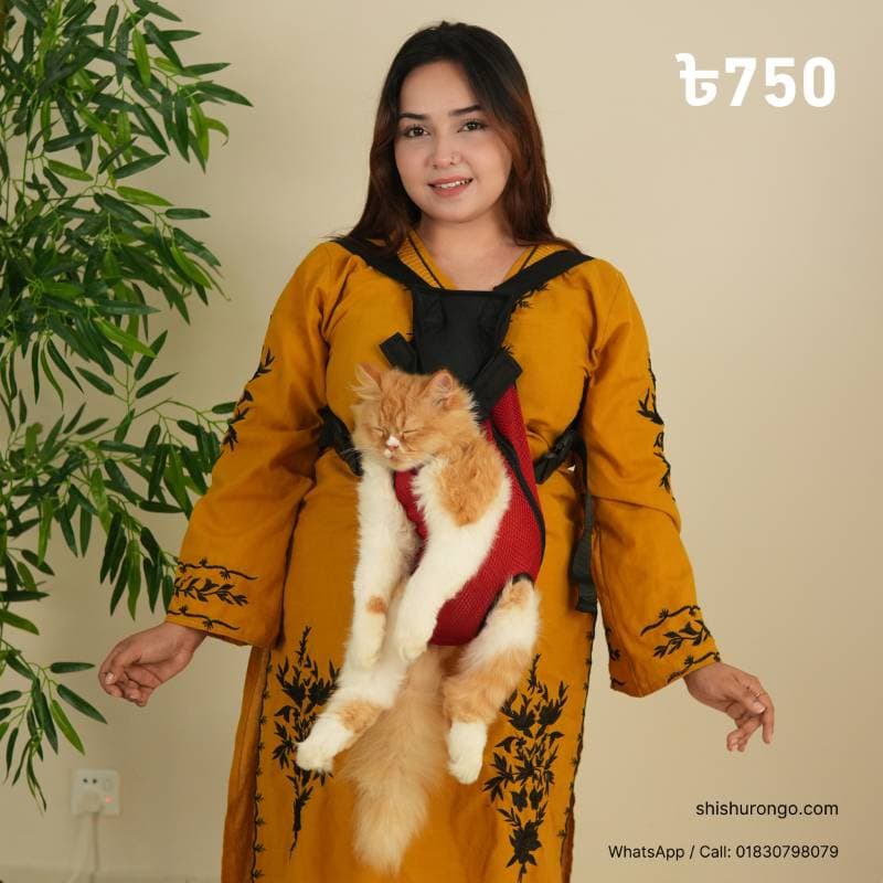 Premium Pet Carrier Backpack Red